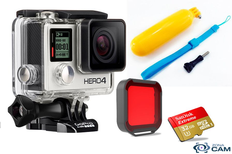 GoPro Hero 4 Silver Edition Combo Snorkel